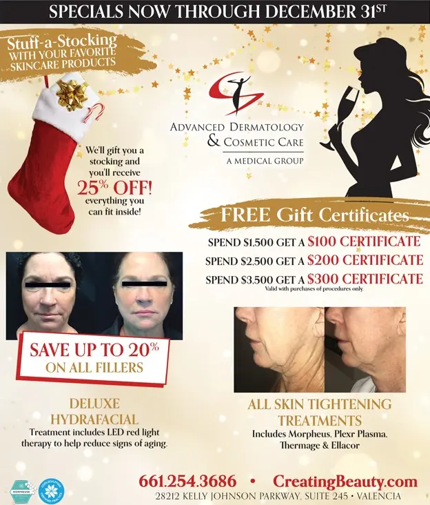 Specials - Having trouble seeing this? Please contact our office for details